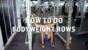 Bodyweight Rows HIIT