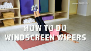 How to do the Windscreen Wipers exercise