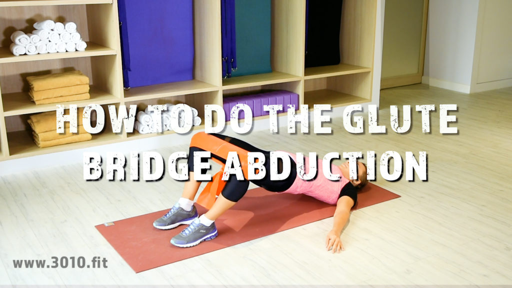 Glute bridge abduction